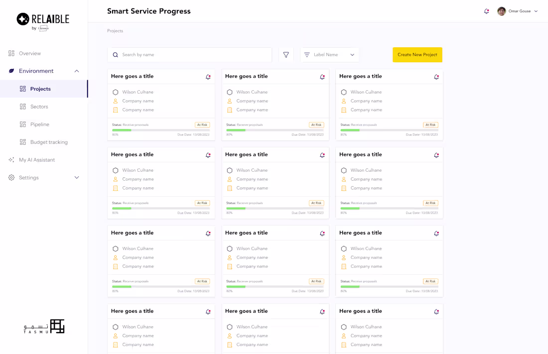 Cover image for SaaS - Project Management Interface