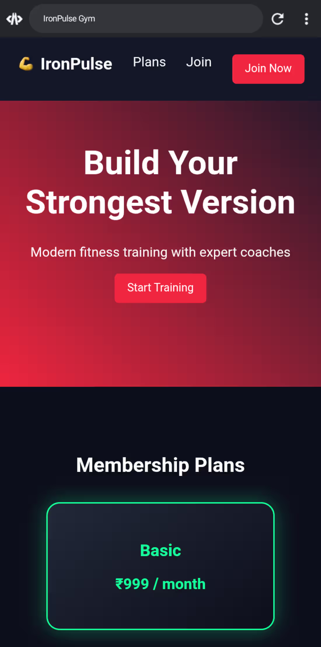 Cover image for "High-converting gym landing page with