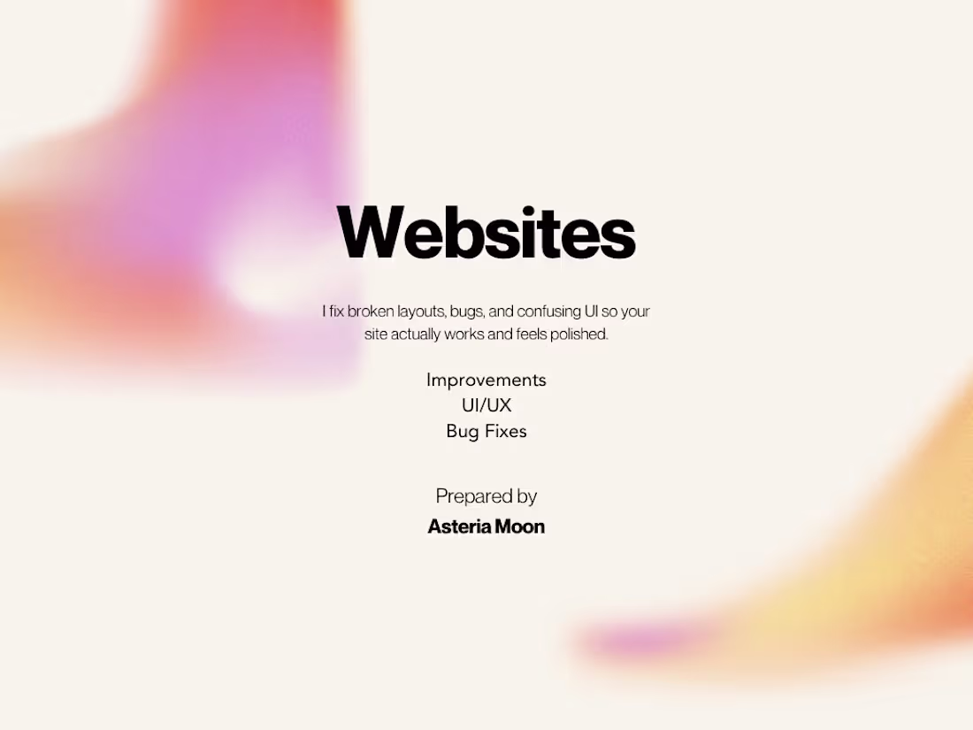 Cover image for Websites