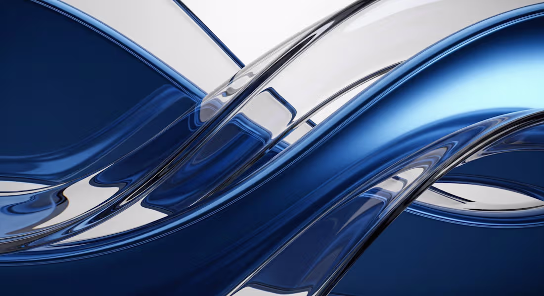 Cover image for 3D Liquid Glass Elements BG