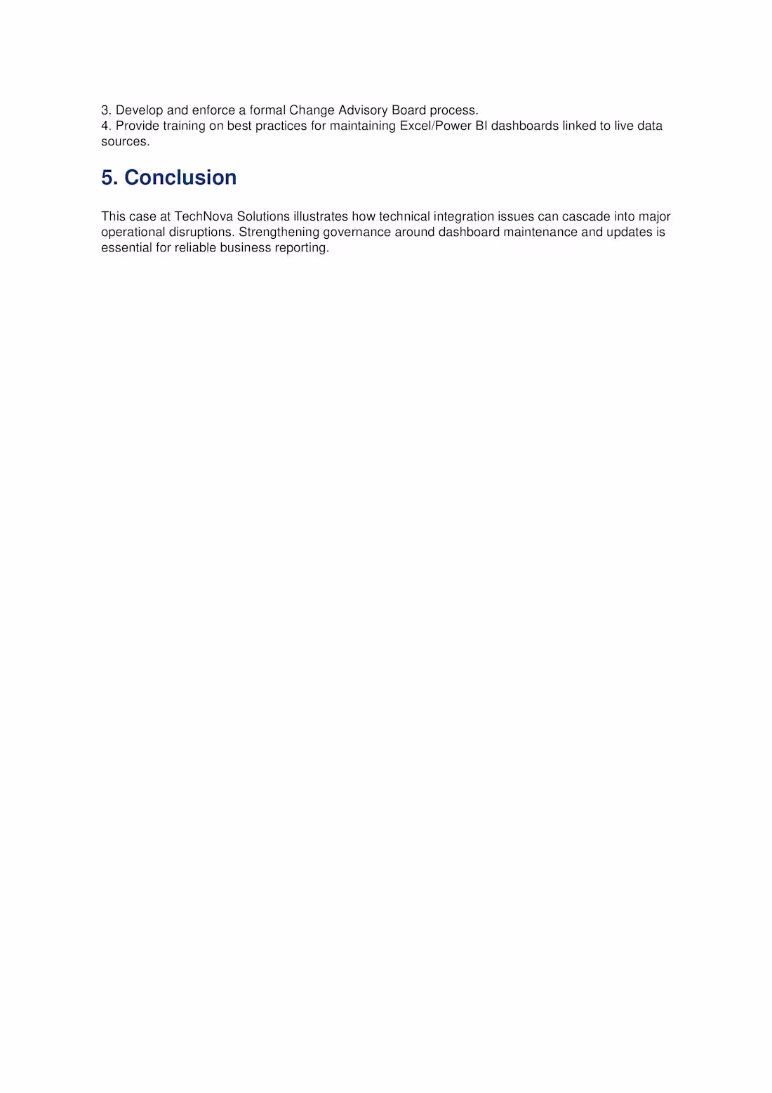 Cover image for Conducted a structured Root Cause