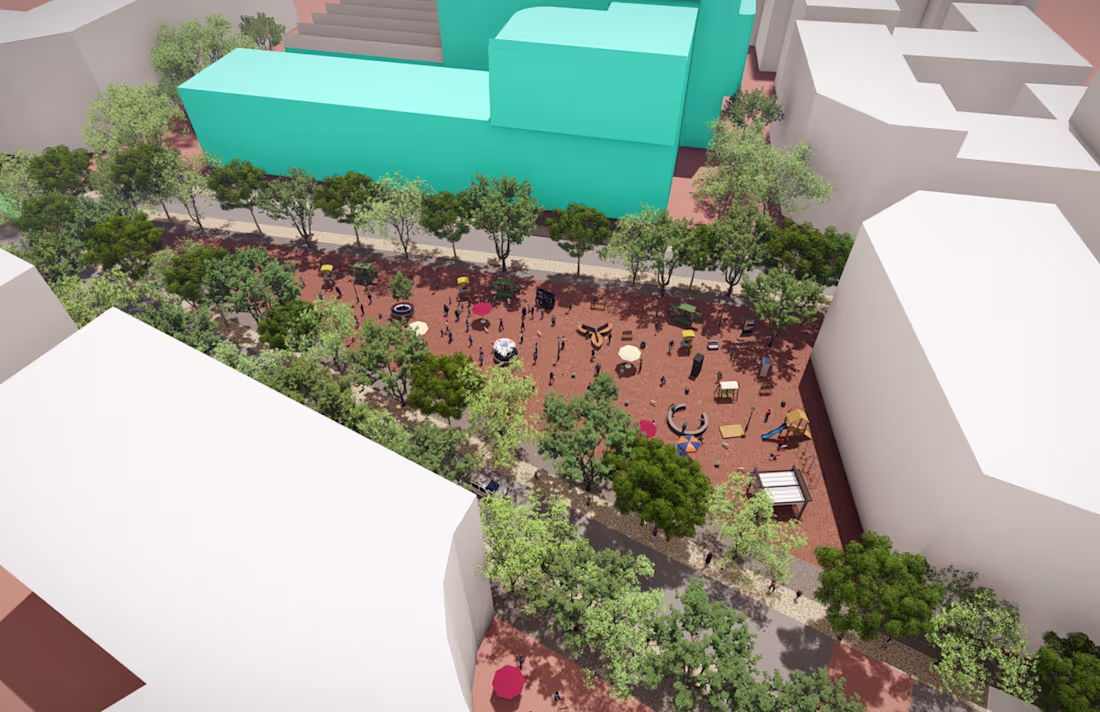 Cover image for Urban design project/public space design in Santiago, Chile