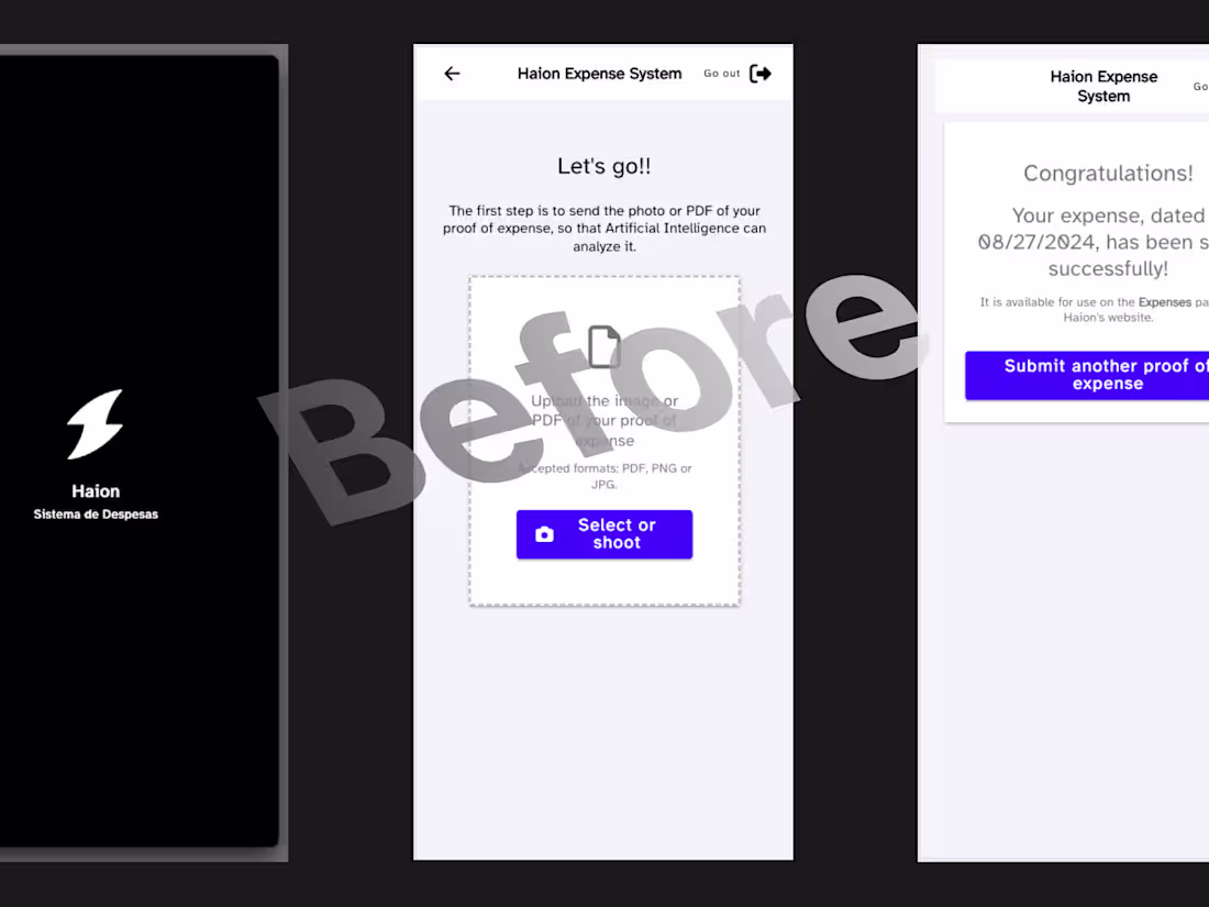 Cover image for Haion.AI Expense App Redesign
