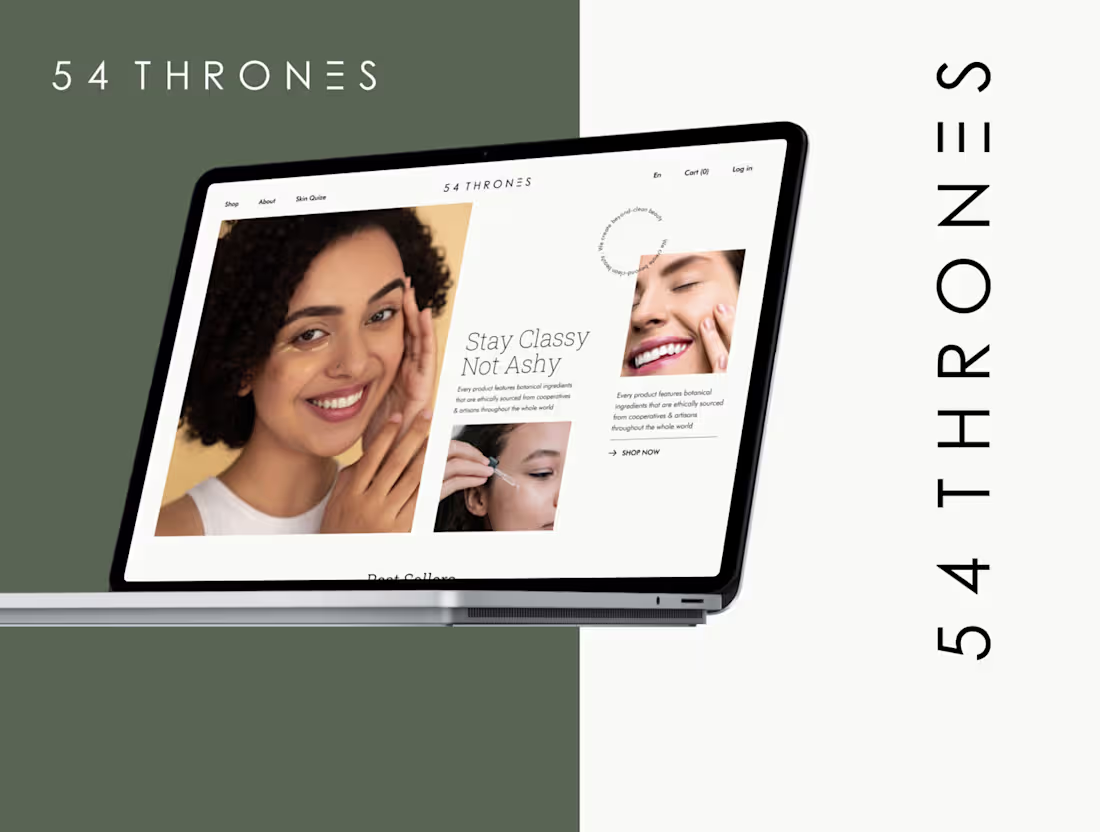 Cover image for 54 Thrones Website