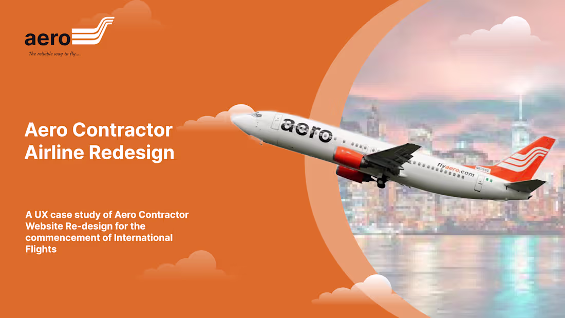 Cover image for Airplane Website Redesign