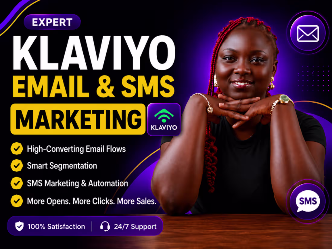 Cover image for I will setup klaviyo email marketing flows and automation 