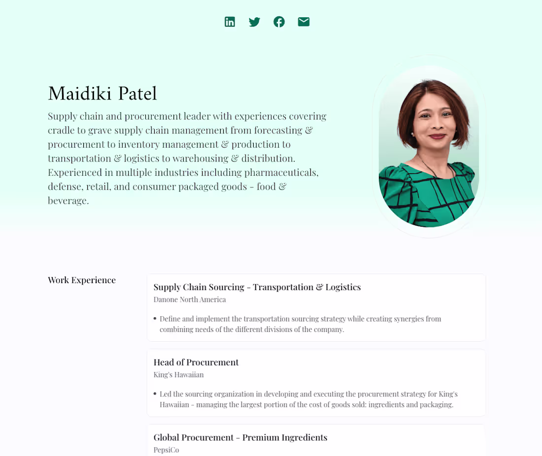 Cover image for Resume - Framer Website