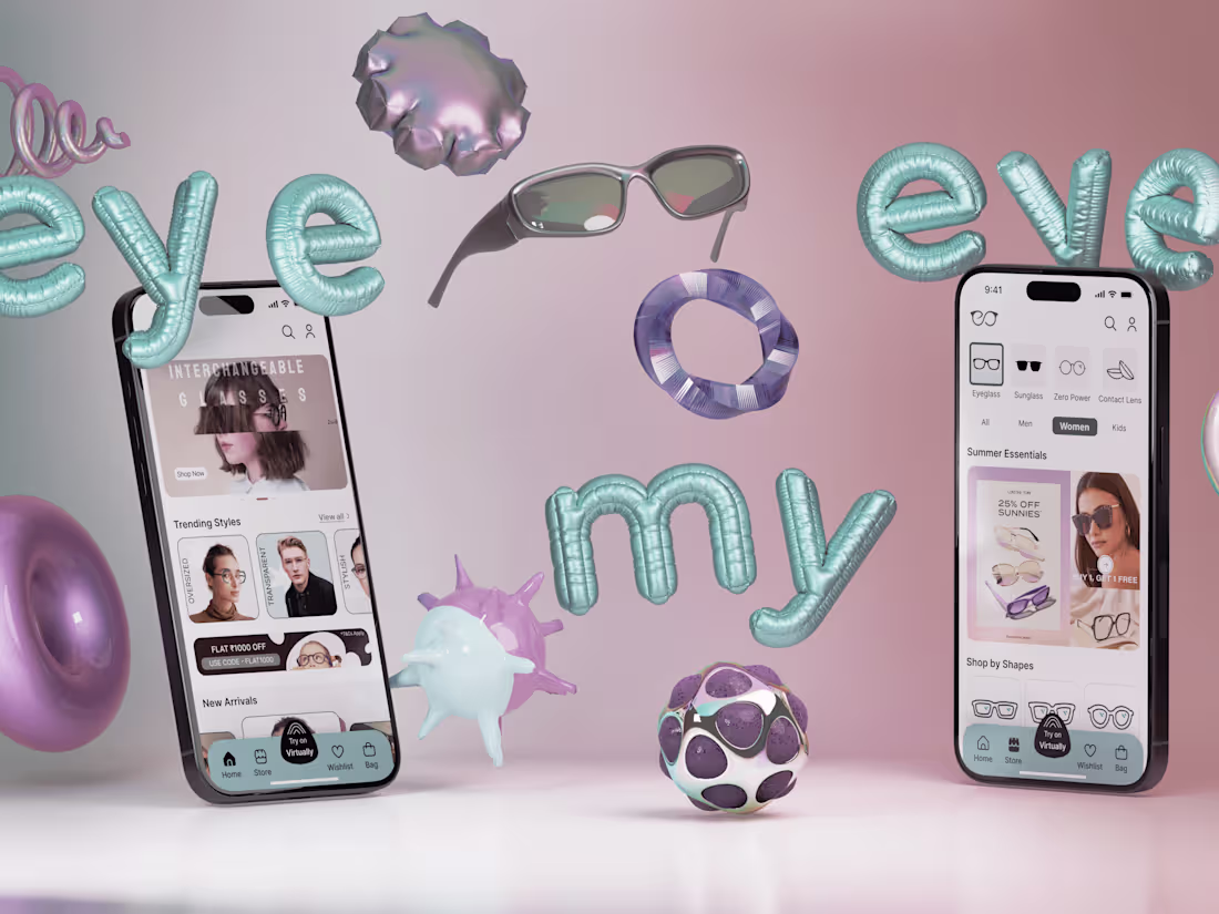 Cover image for Eye My Eye : Ecommerce App Design & Figma Prototype