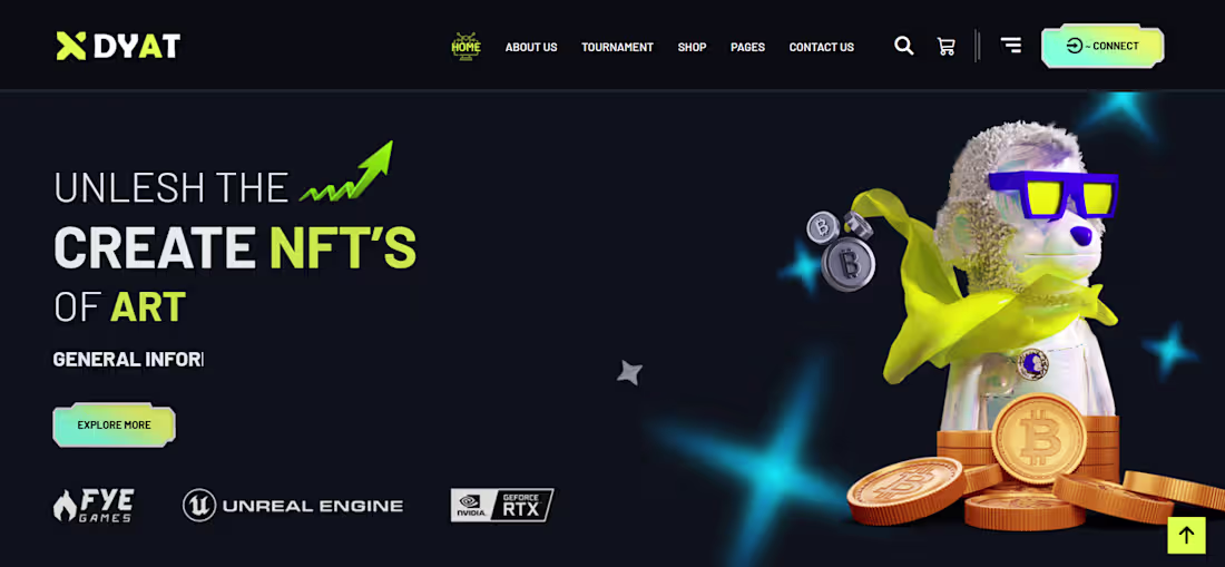 Cover image for DYAT Gaming App
- Developed a