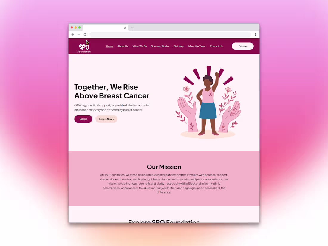 Cover image for SPO Foundation Website Design & Development
