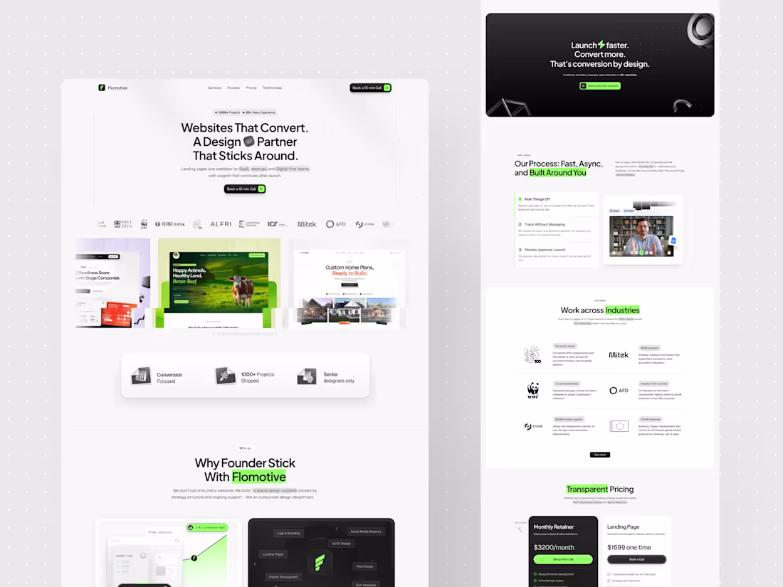 Cover image for Design studio website