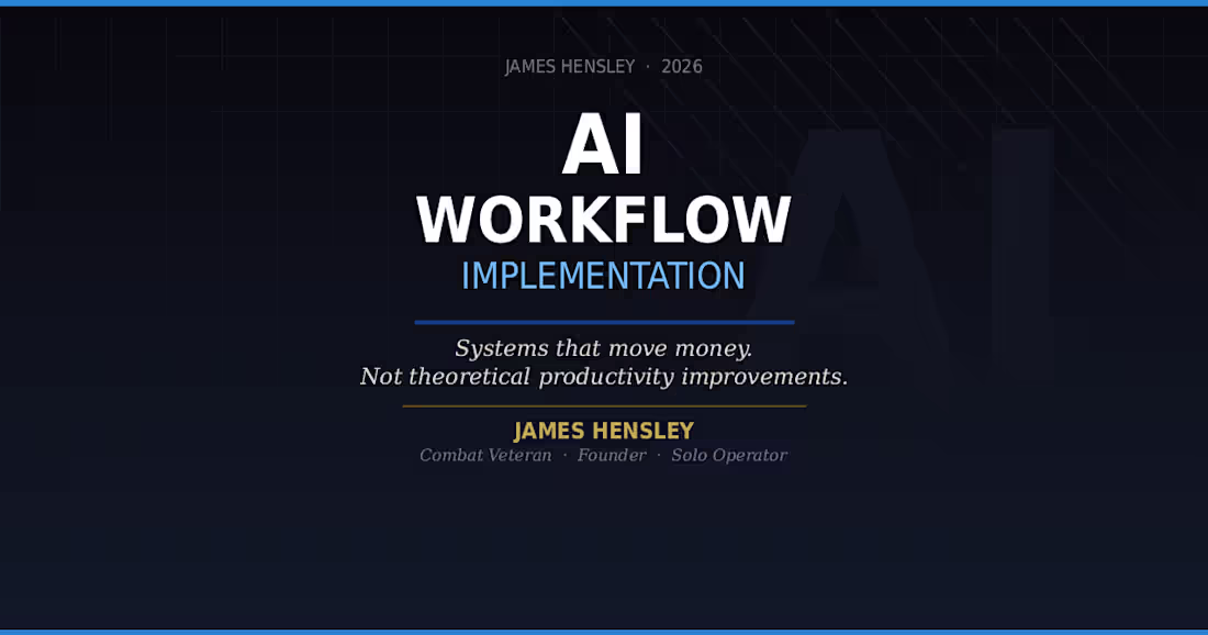 Cover image for AI Workflow Implementation