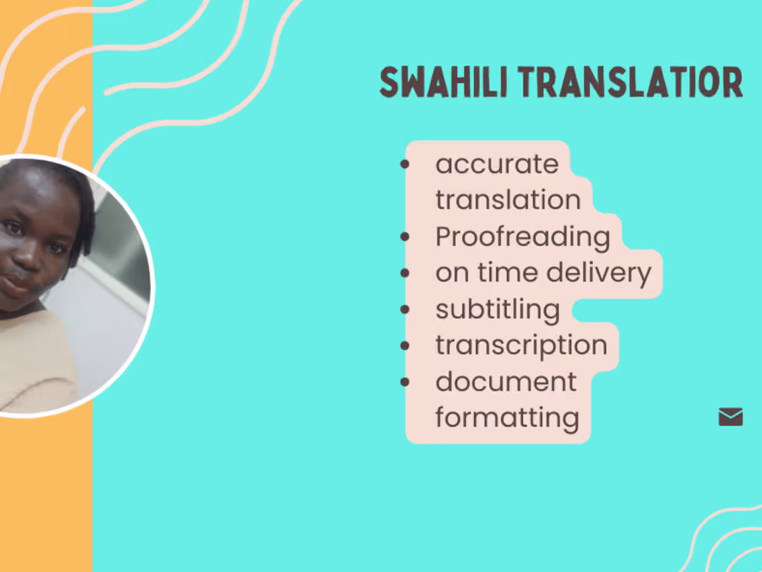 Cover image for Swahili translator