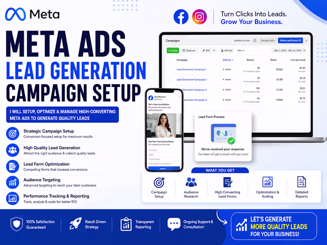 Cover image for Meta Ads Lead Generation Setup