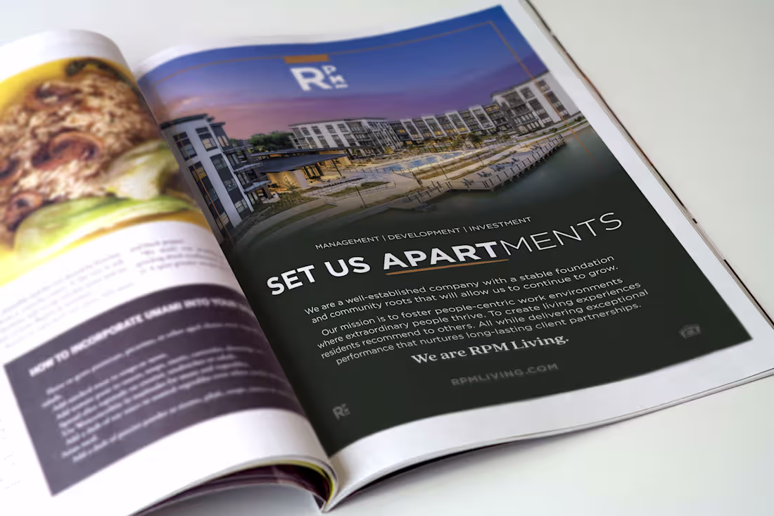 Cover image for RPM Living Print Ad