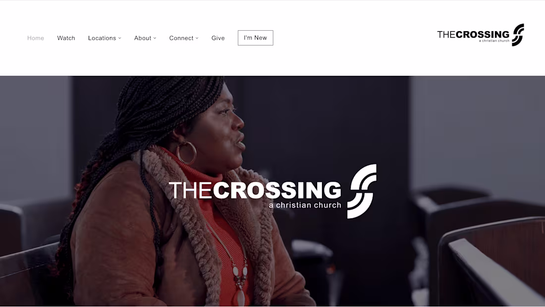 Cover image for The Crossing Church | Website Redesign