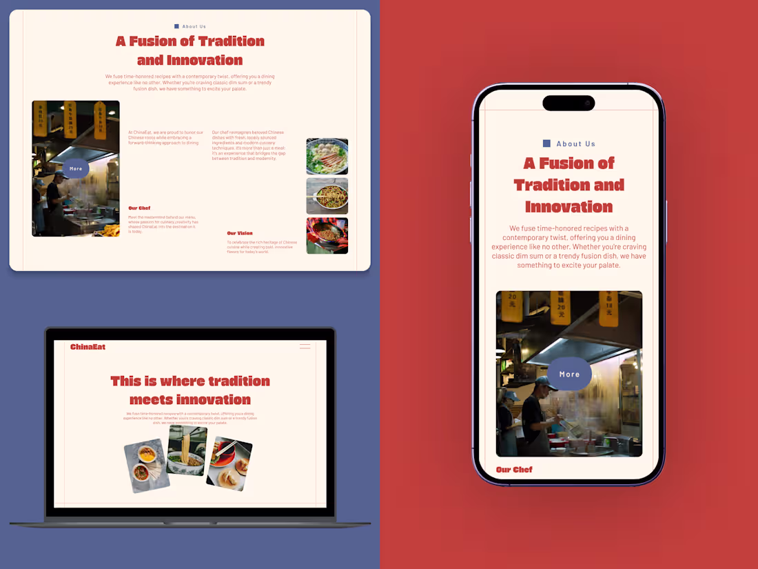 Cover image for Web Design for a Chinese restaurant