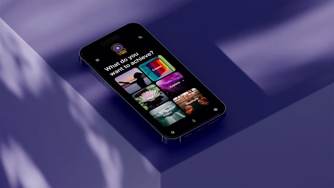 Cover image for Healing Genius Meditation App – UX/UI Design