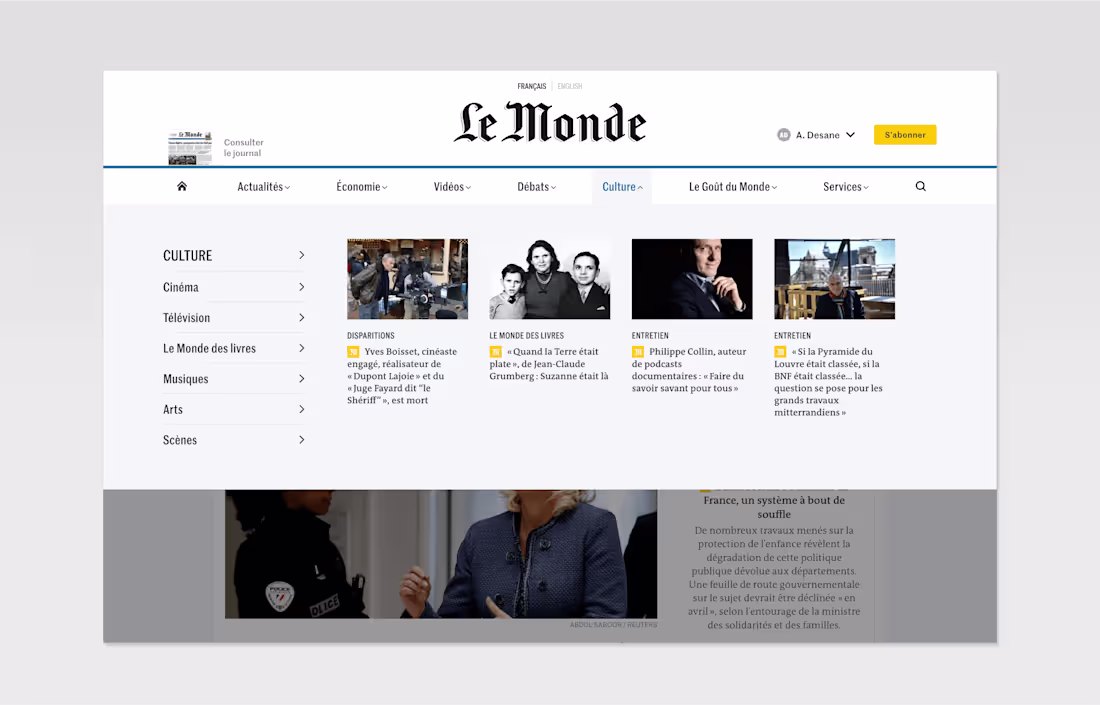 Cover image for Frontend revamp of France's most widely read daily newspaper