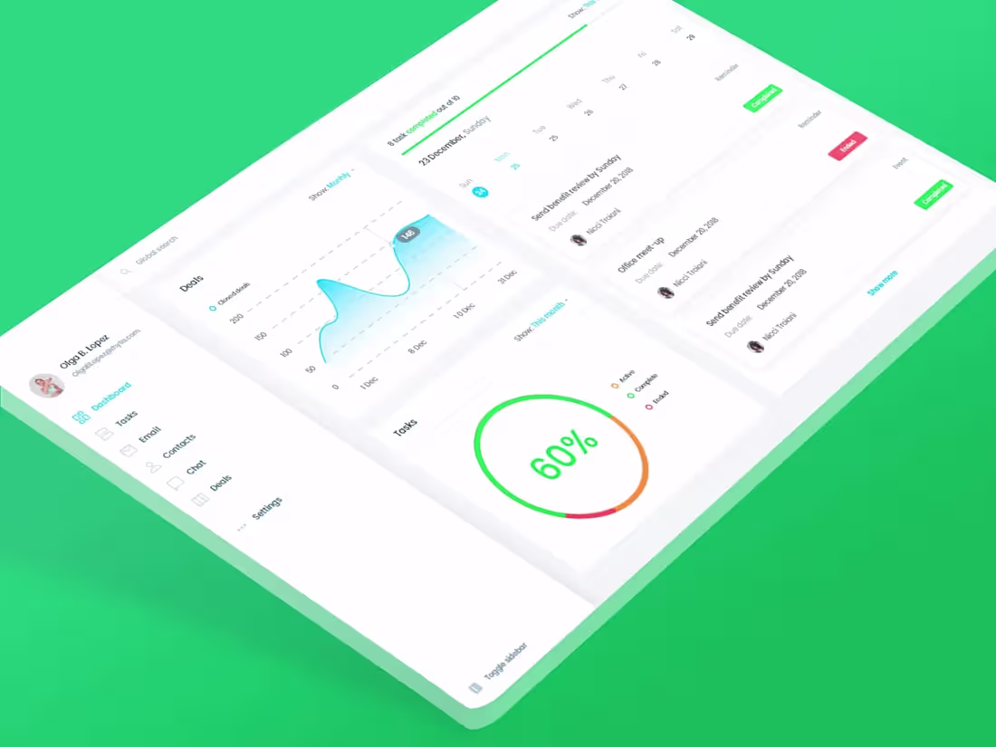 Cover image for Task Management Dashboard: Visual Productivity Tool