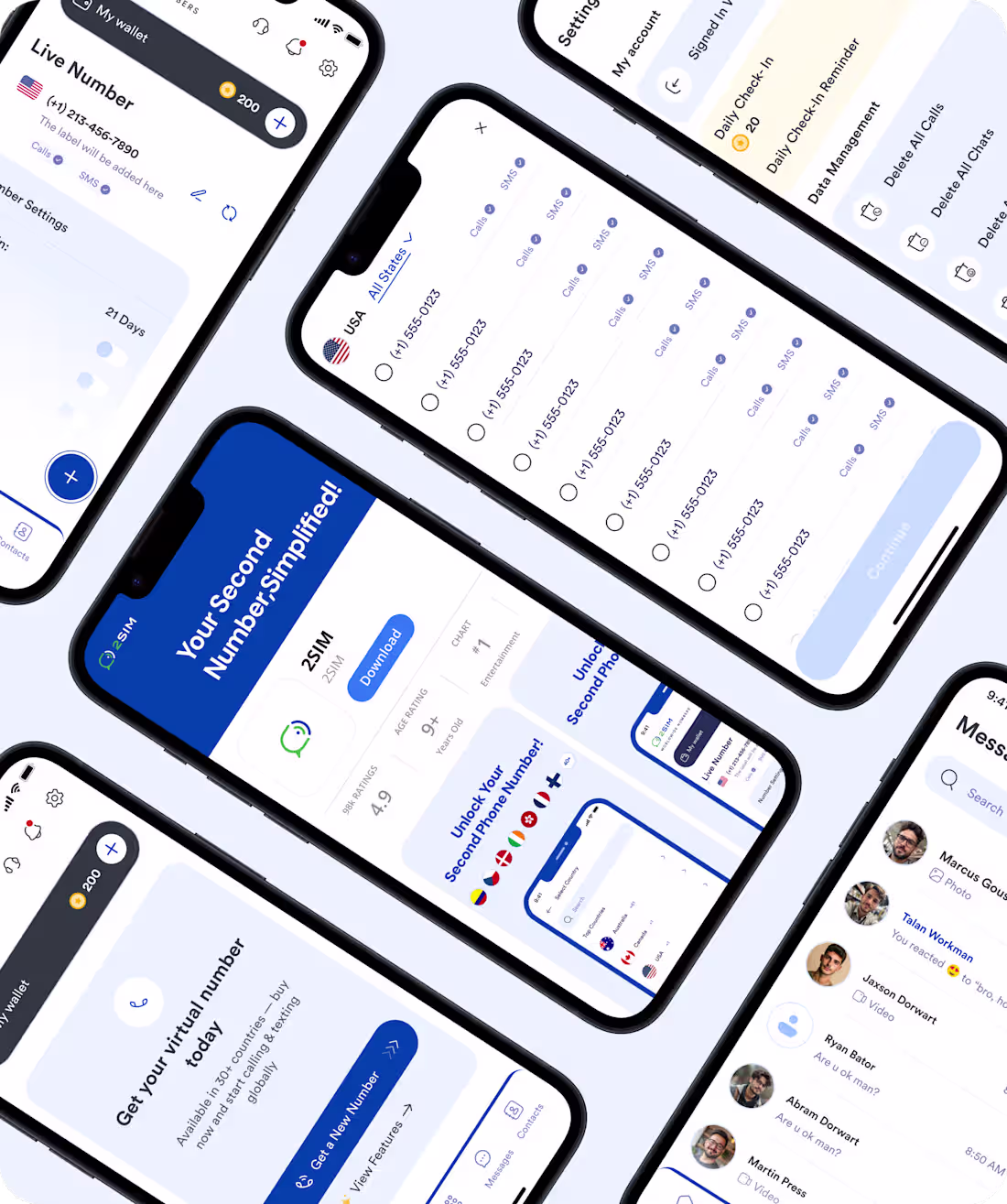 Cover image for 2SIM Mobile App Design