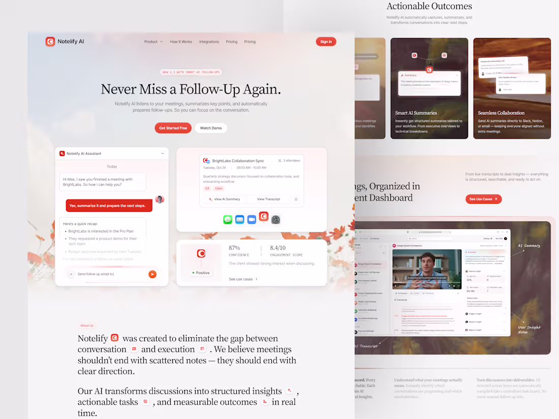 Cover image for A modern AI SaaS landing