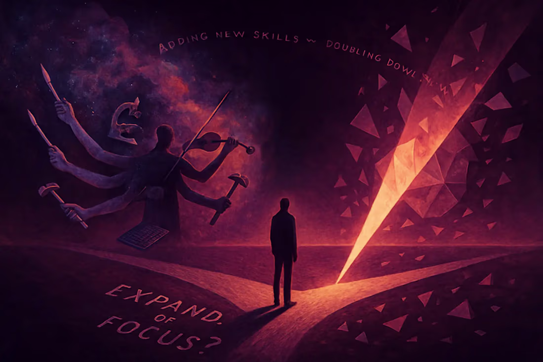 Cover image for Expand or Focus? Adding New Skills vs. Doubling Down on Your Niche