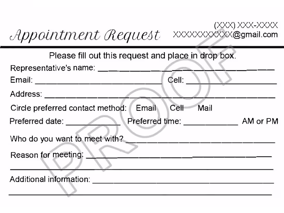 Cover image for Appointment Card