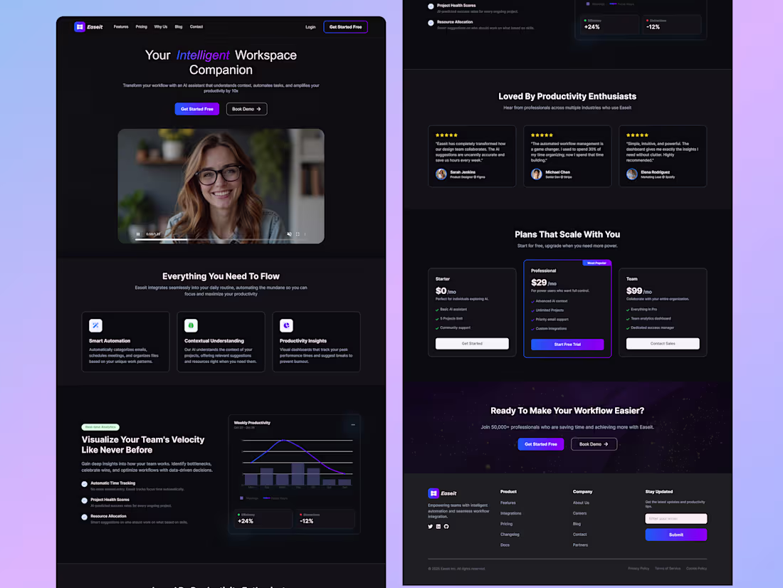 Cover image for HIGH CONVERTING WEBSITE LANDING PAGE DESIGN