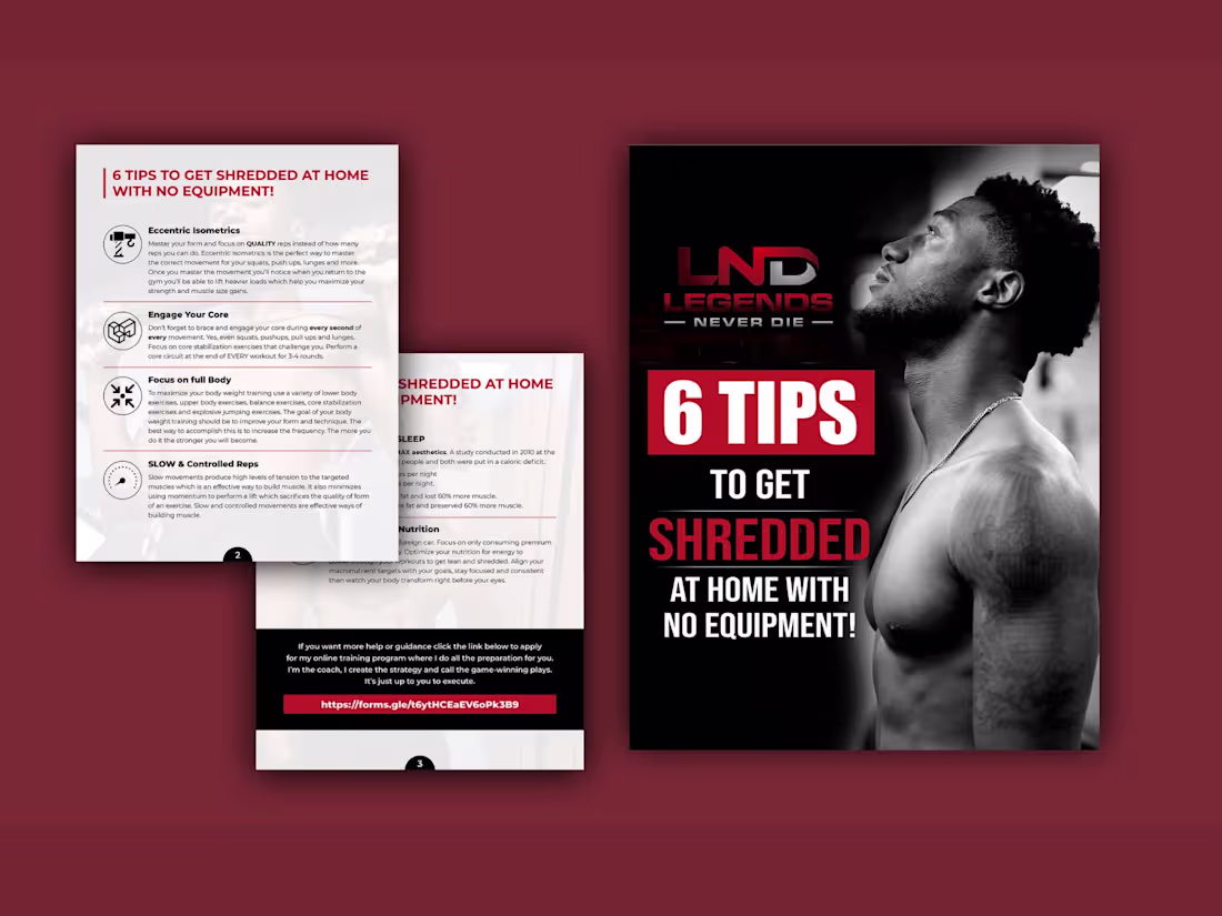 Cover image for Health & Fitness eBook, Workout Plan & Program Design Workin...