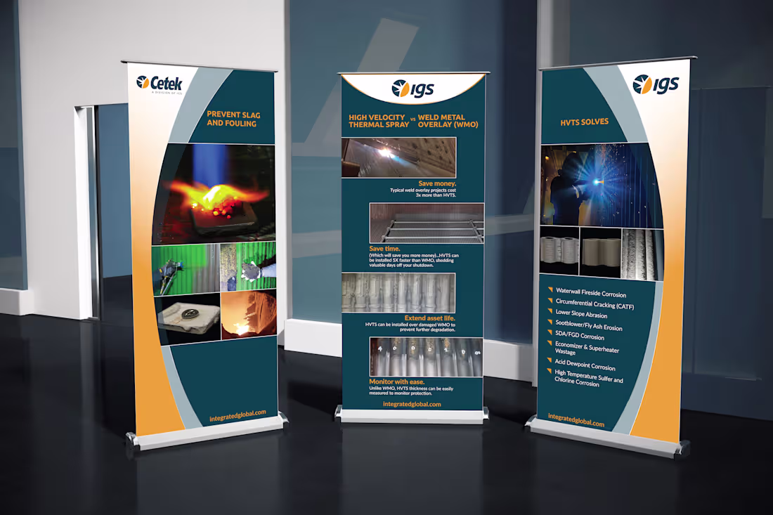 Cover image for IGS Trio of Trade Show Banners