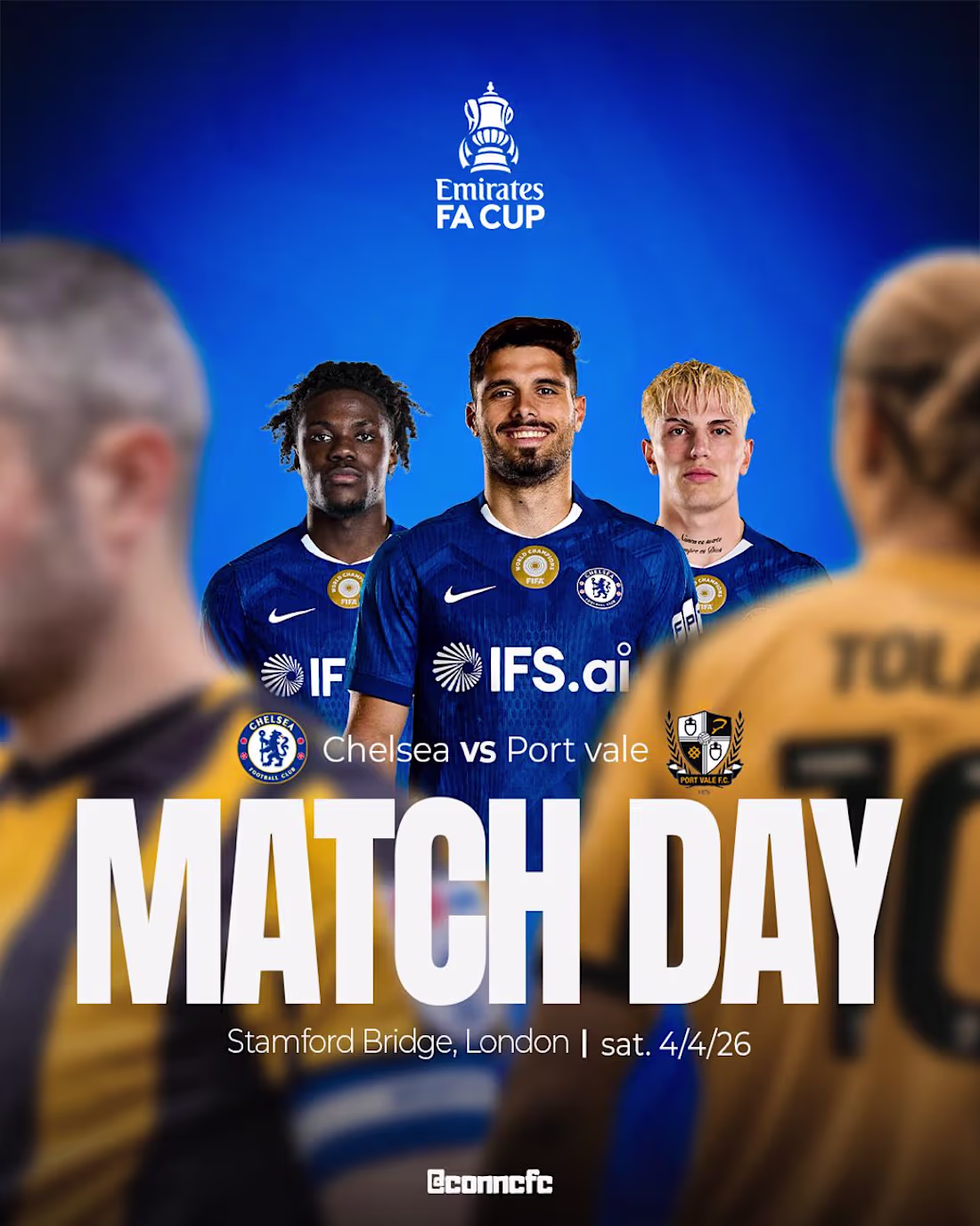 Cover image for Match Day graphics vs Port