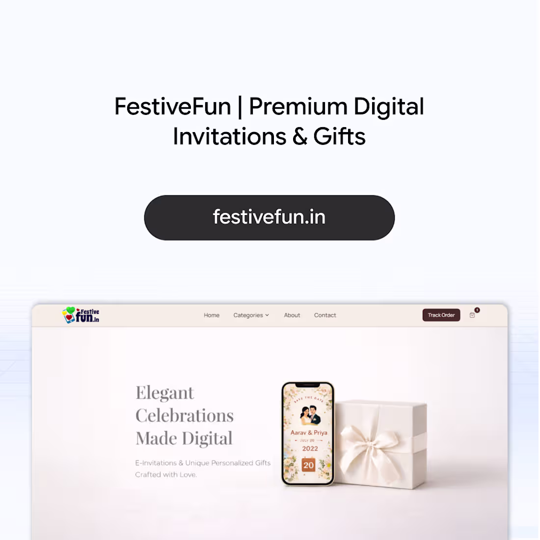 Cover image for FestiveFun - Premium Digital Invitations