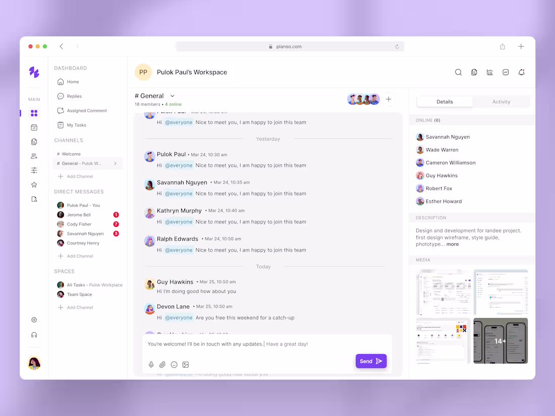 Cover image for Inbox & Team Communication UI/UX