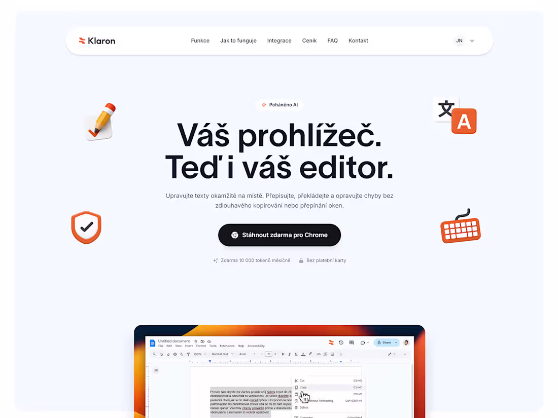 Cover image for Introducing Klaron 🚀 Klaron is a Czech browser extension th...