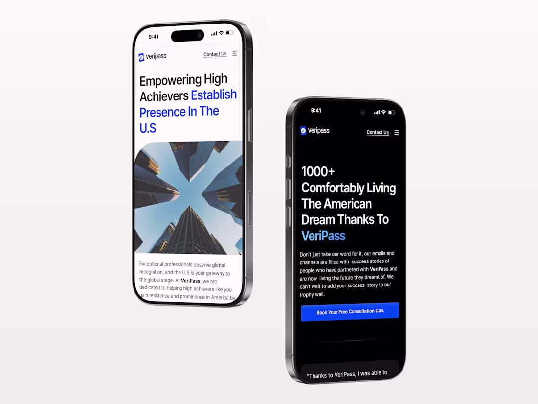 Cover image for Website Redesign for an Immigration SaaS