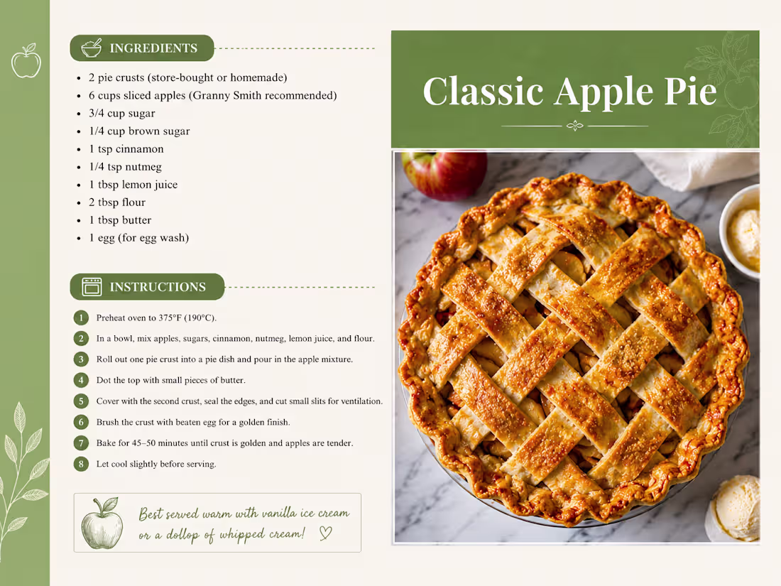 Cover image for Canva Recipe Ebook Design |