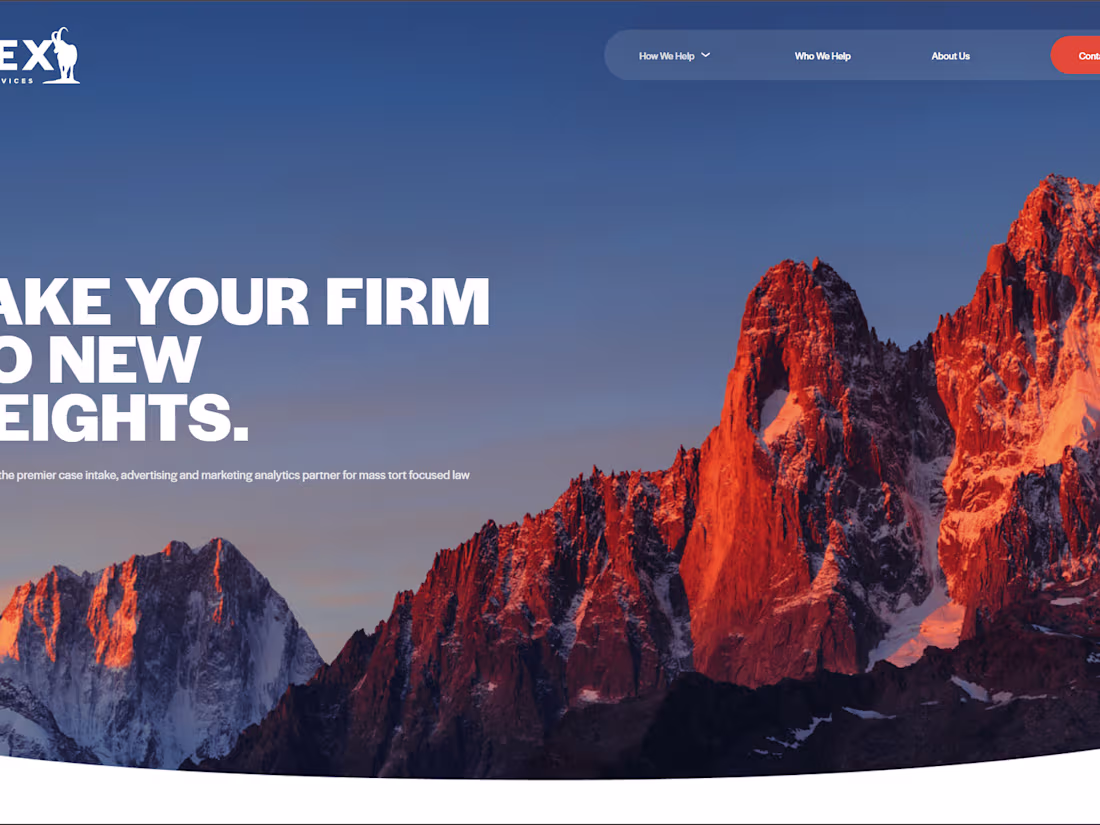 Cover image for Ibex Legal Website