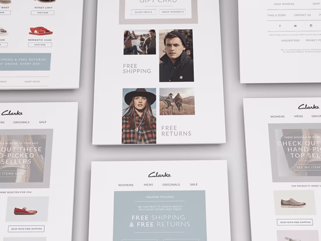Cover image for Email Campaign | Strategic Design (Clarks)