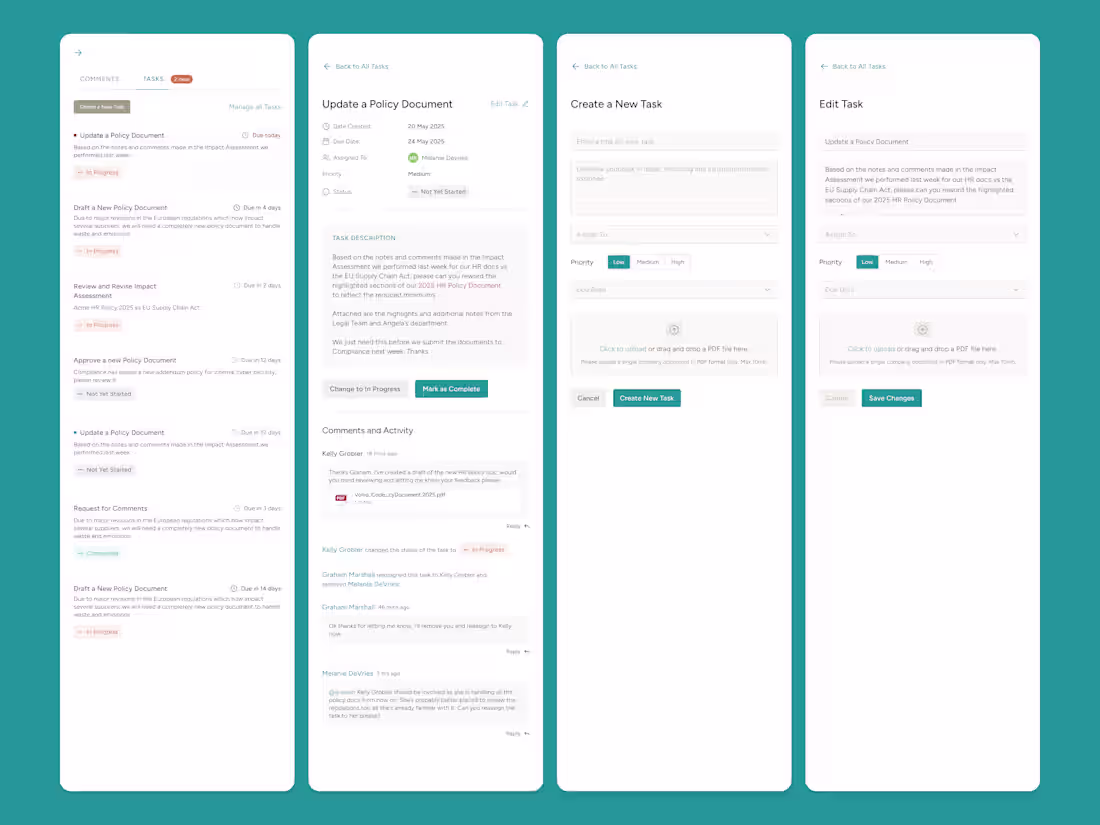 Cover image for Task Management Panel for a