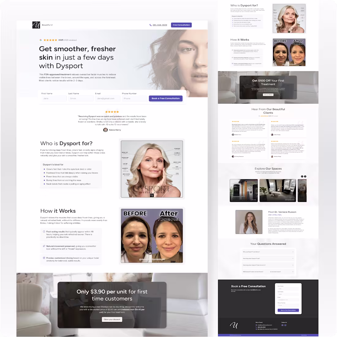 Cover image for Framer landing page for a