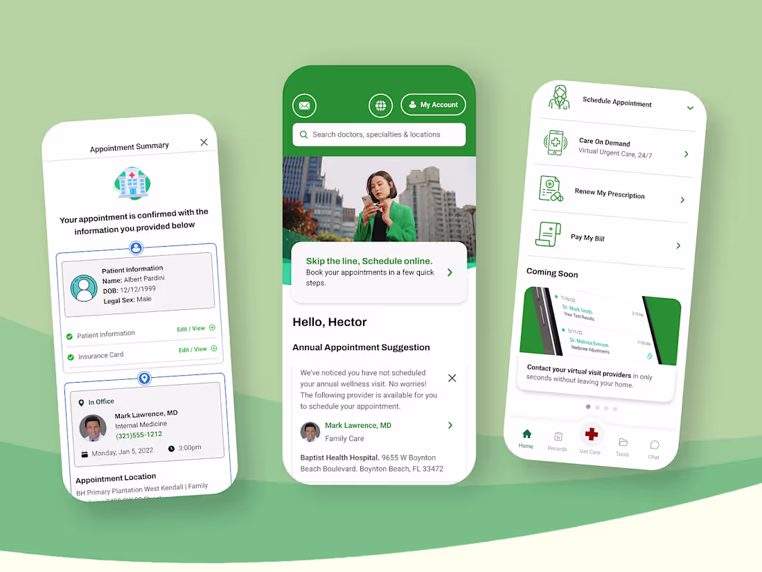 Cover image for PineApp- The Baptist Health App