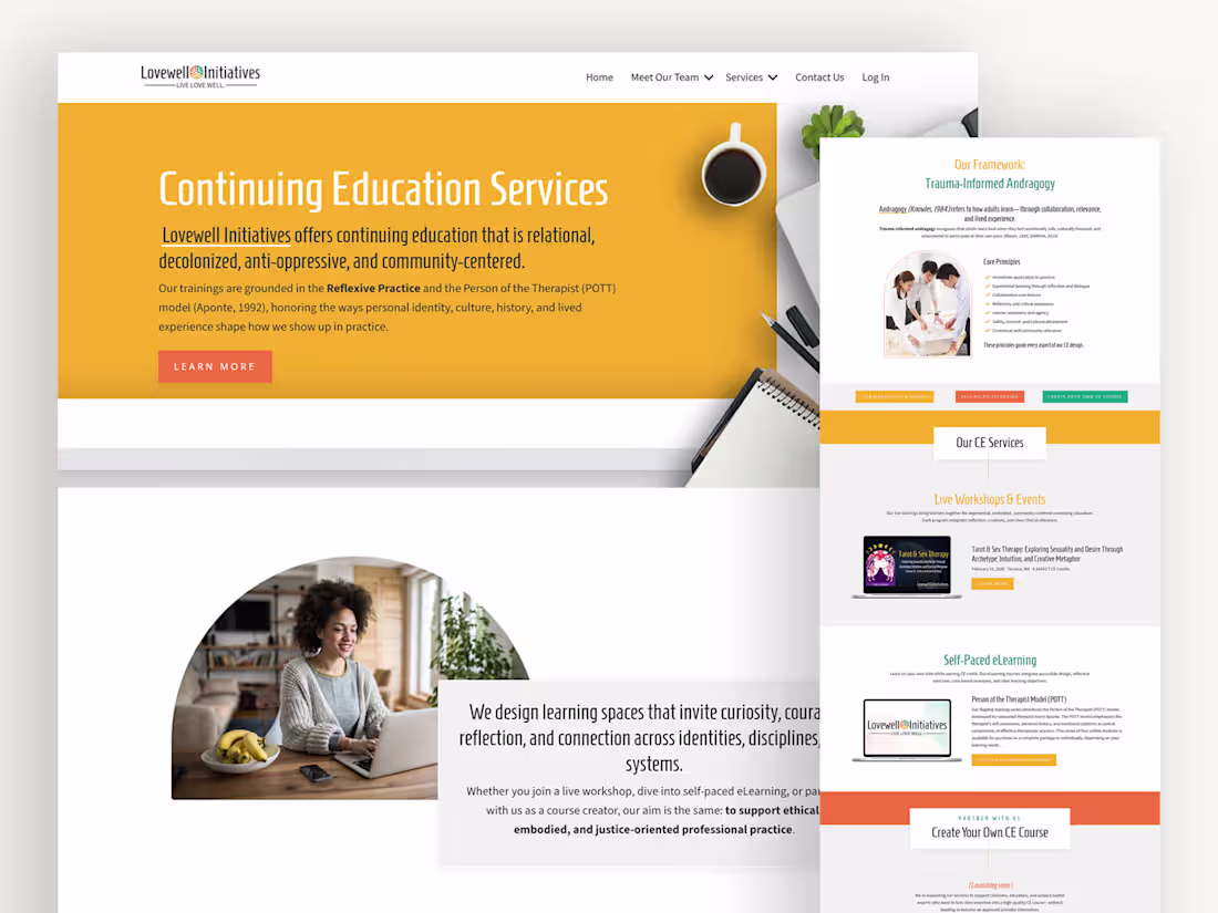 Cover image for Kajabi Website Design | Lovewell Initiative, LLC