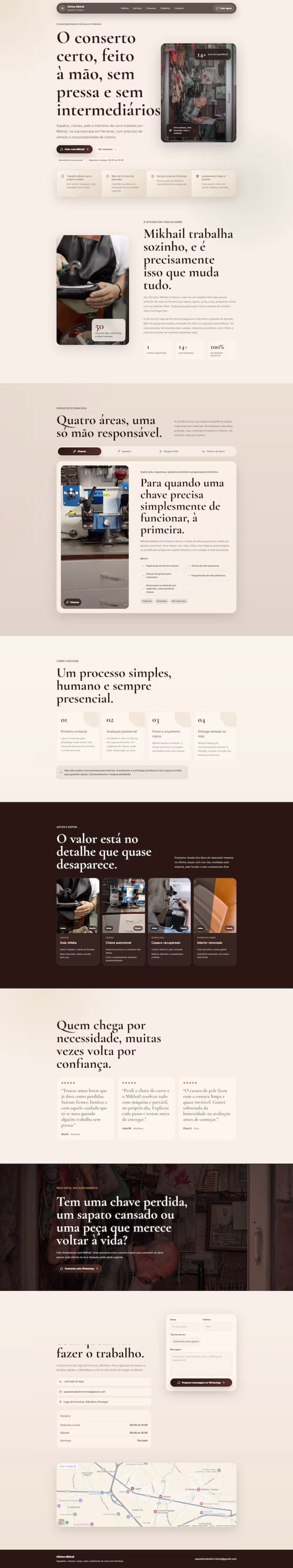Cover image for Mikhail Sapateiro Craftsman & Repair