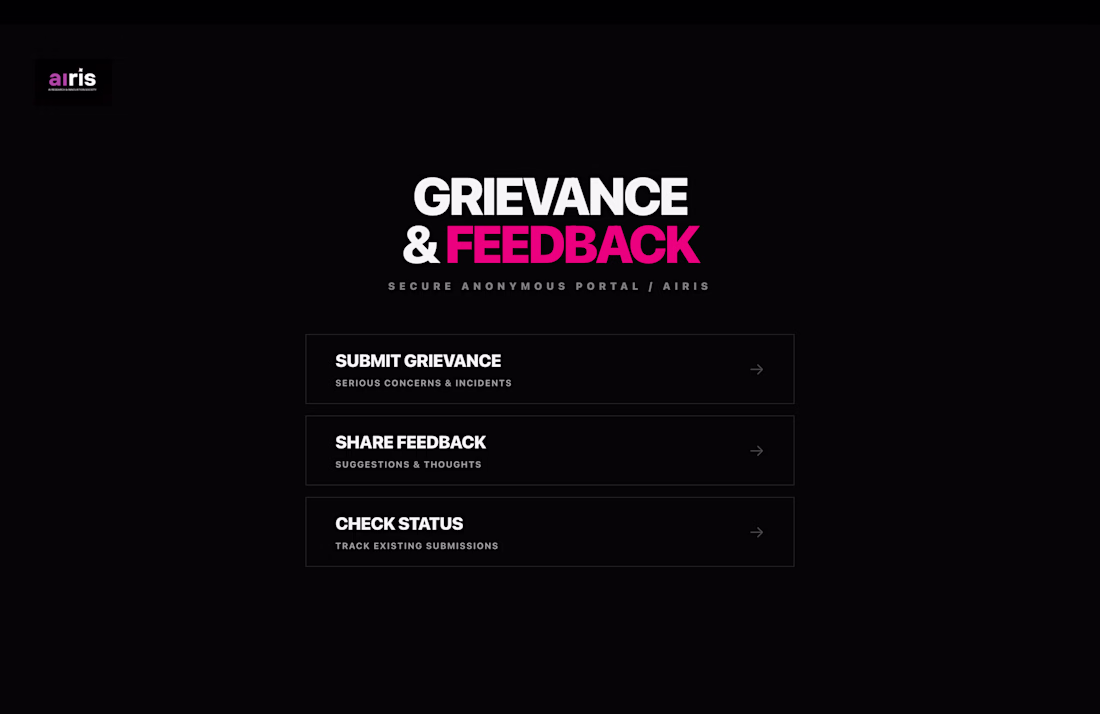 Cover image for AI-Powered Feedback & Grievance Portal
Built