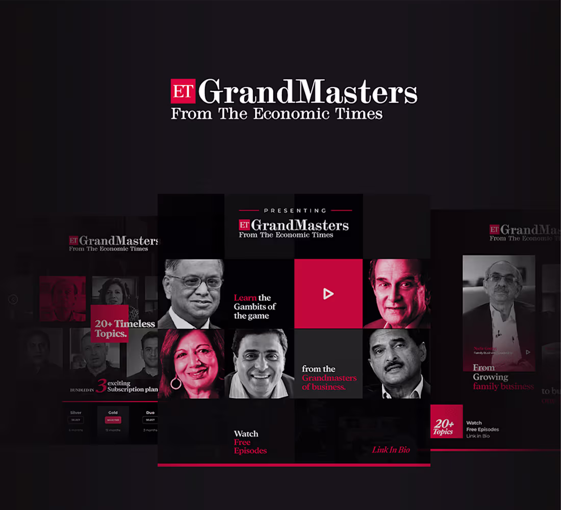 Cover image for Social media Grid Design | ET GrandMasters
