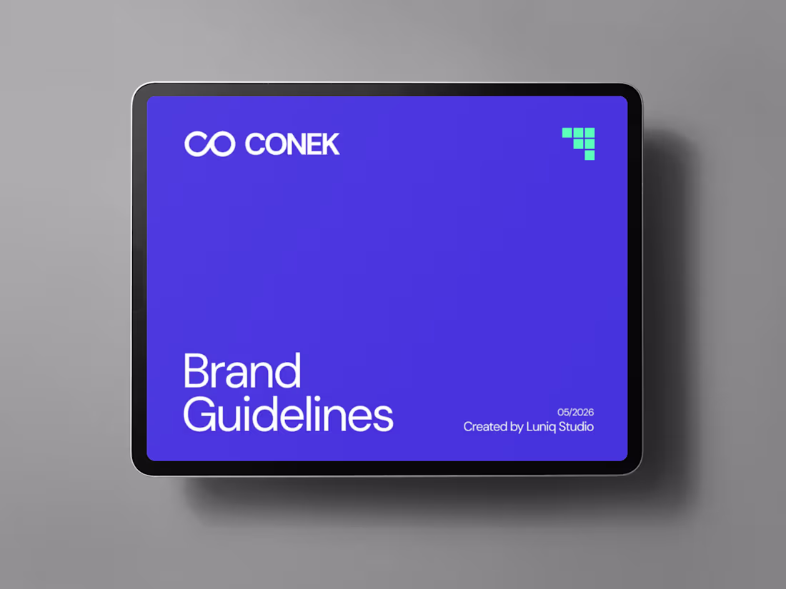 Cover image for CONEK | Brand Guidelines