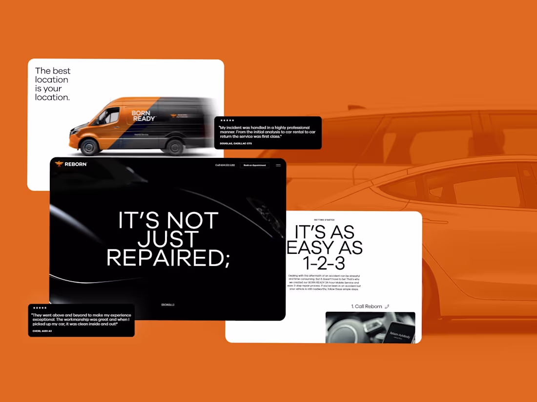 Cover image for Reborn Autobody | Certified Collision Repair Services for Luxur…