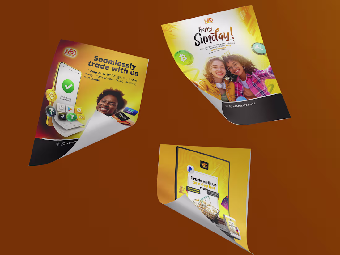Cover image for Fintech Brand Identity & Social Media Promotion | King Noel ...