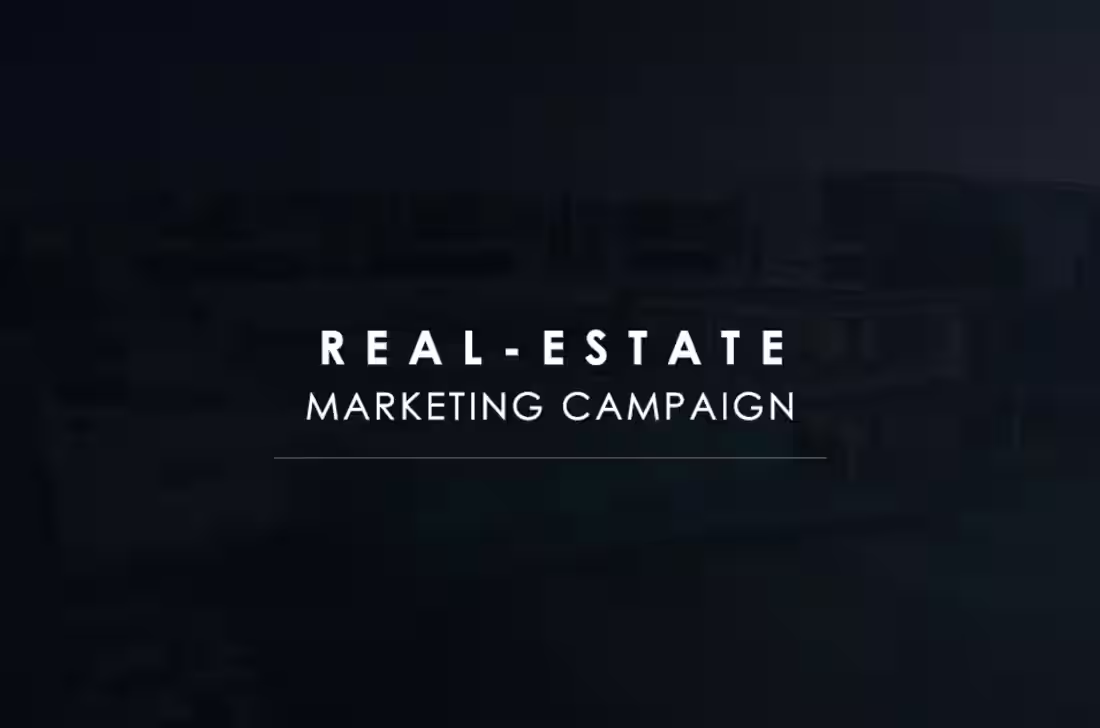 Cover image for Creative Copy - Real-Estate Marketing Campaign